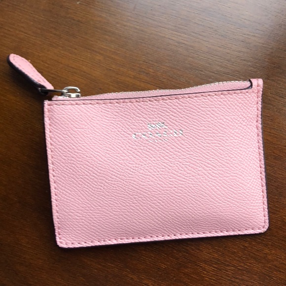 Coach Handbags - Pink Leather Mini Id Skinny